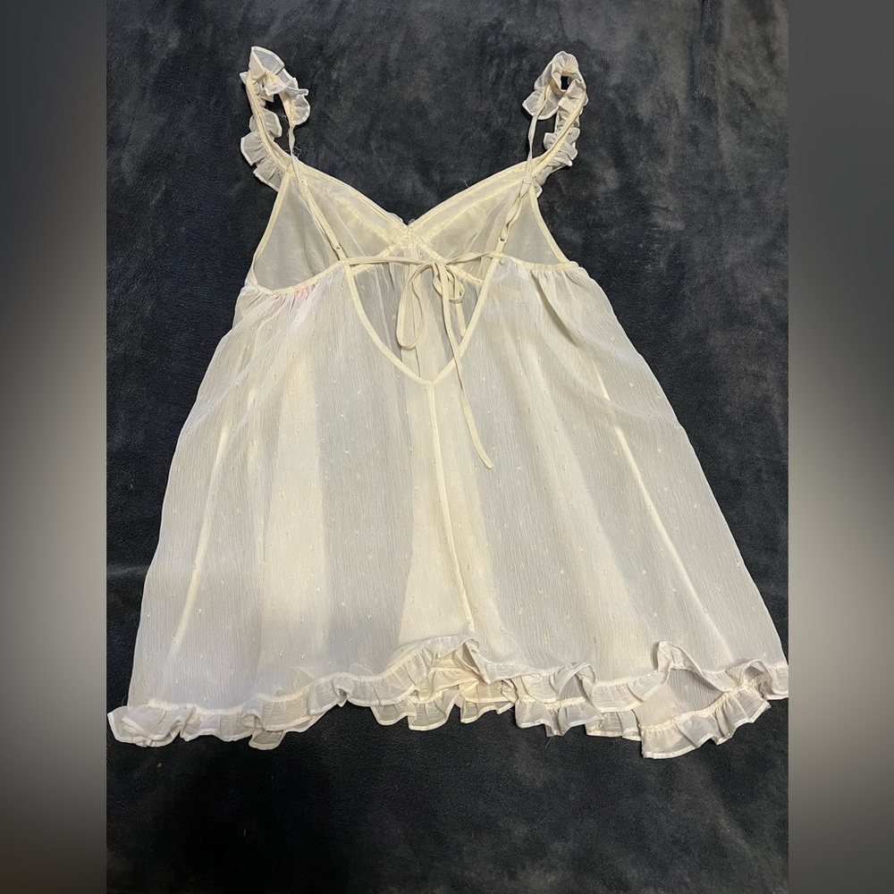 Betsy Johnson white teddy